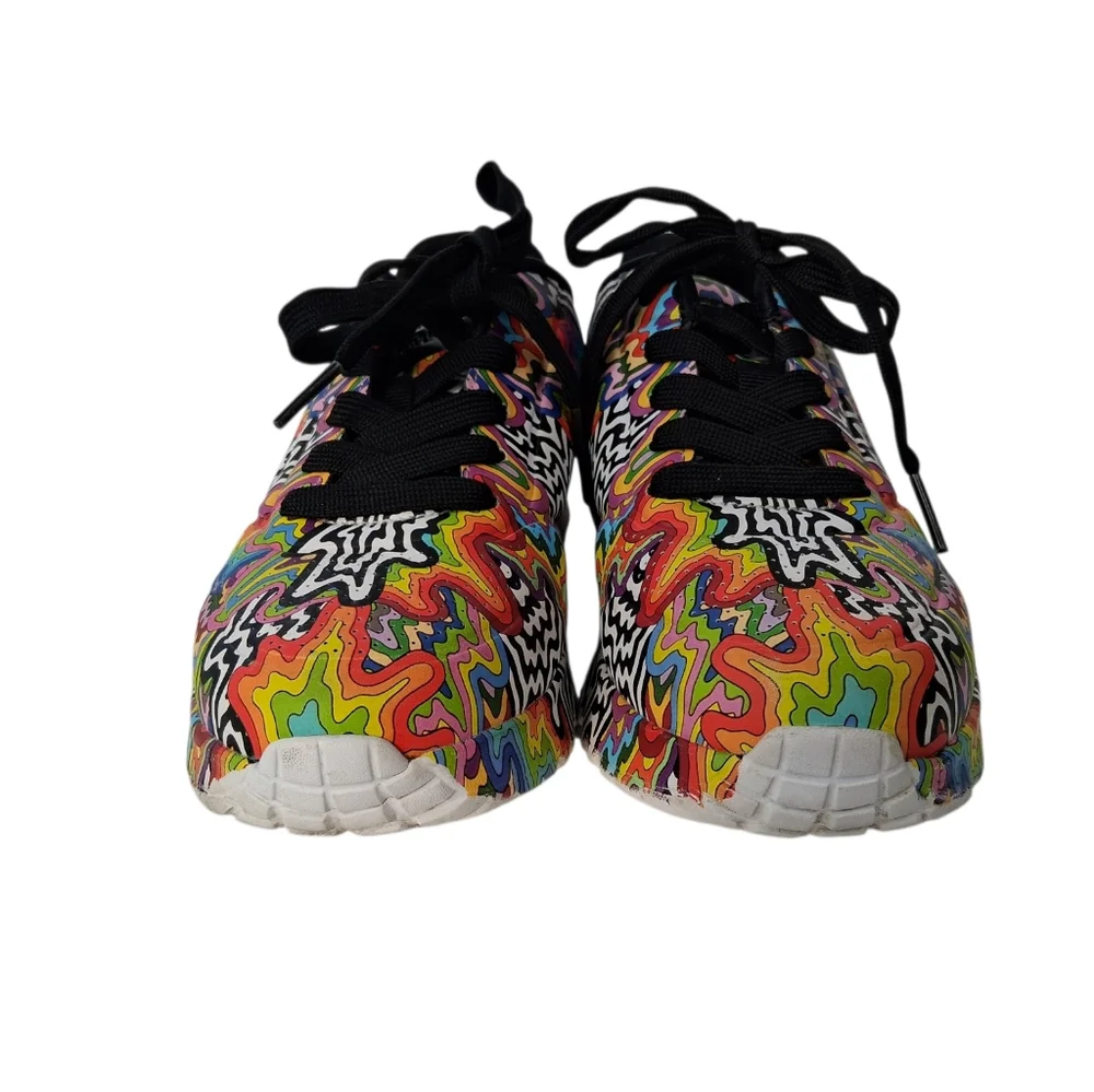 Skechers Jen Stark Girls Multicolor Drip Sneakers Size 1.5 - Picture 3 of 7